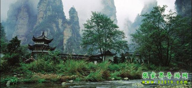 張家界水繞四門勝景